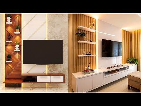 2023'te Modern TV Ünitesi Tasarımı: Oturma Odası TV Dolabı Tasarımı | Ev İçi Duvar Dekorasyon Fikirleri P7