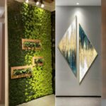 100 Yaratıcı Duvar Süsleme Fikri 2023 - Modern Oturma Odası Duvar Tasarım Kataloğu 3