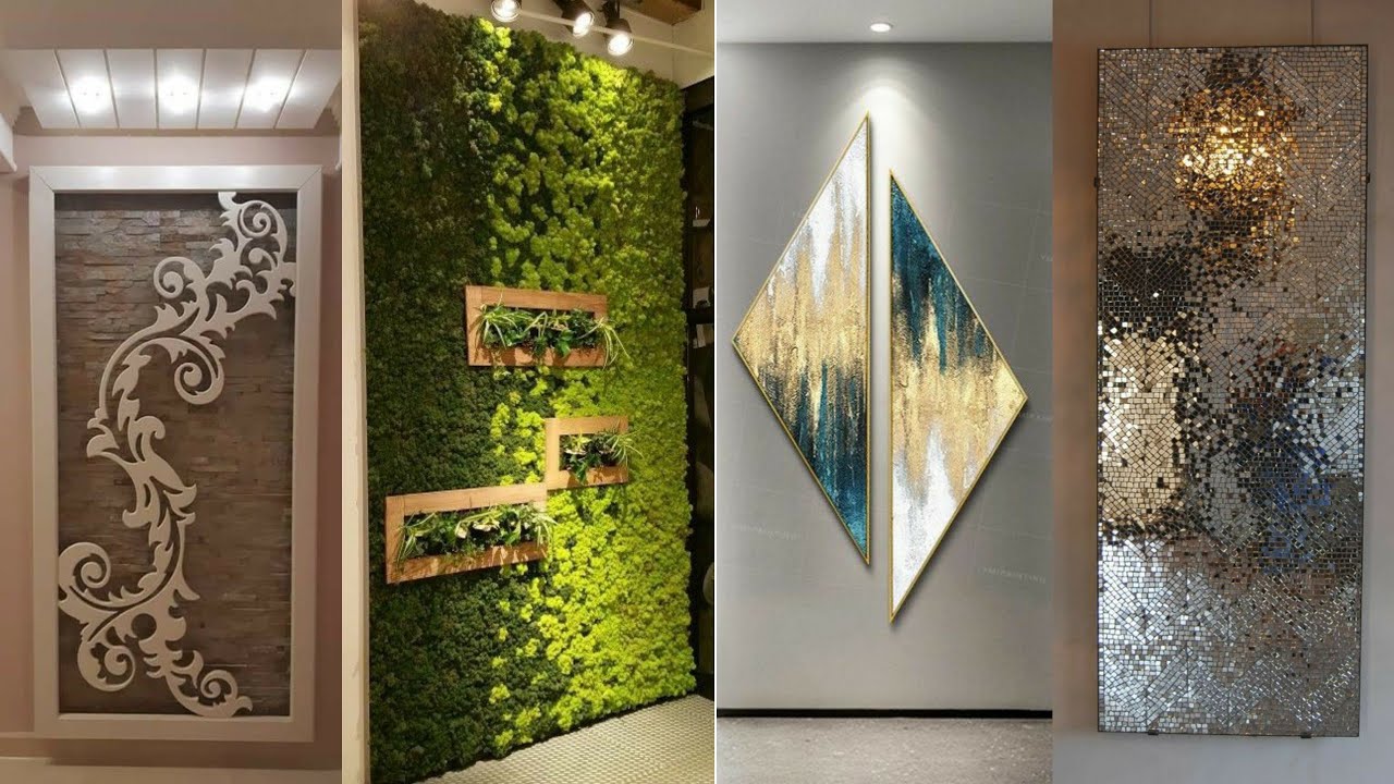 100 Yaratıcı Duvar Süsleme Fikri 2023 - Modern Oturma Odası Duvar Tasarım Kataloğu 3