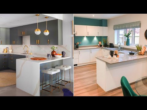 2023 Açık Mutfak Dolap Renkleri Modern Ev İç Tasarım Fikirleri ile 100 Modüler Mutfak Tasarımı Fikri