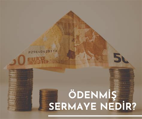 Ödenmiş Sermaye Nedir?