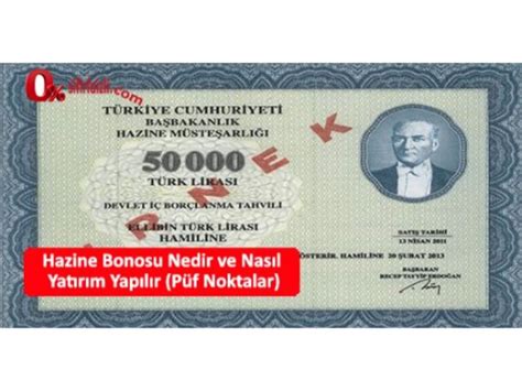 Hazine Bonosu Nedir?