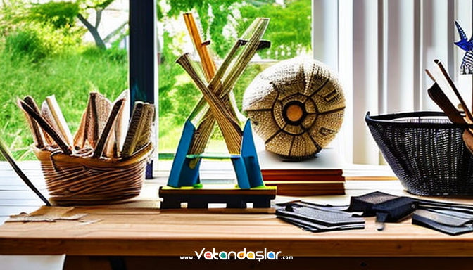 40 Uçurma Sepeti Fikirleri ile Eğlenceli Anlar 4 Doğal Malzemeler