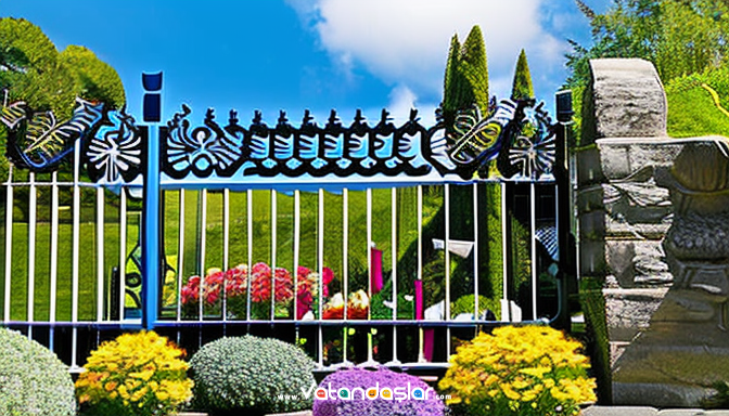 Bahçe Çiti Tasarımında Farklı Alternatifler 3 Metal Bahçe Çitleri