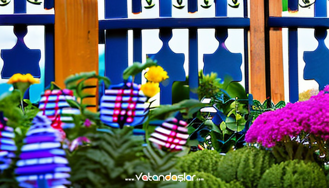 Bahçe Çiti Tasarımında Farklı Alternatifler 6 Renk Seçenekleri