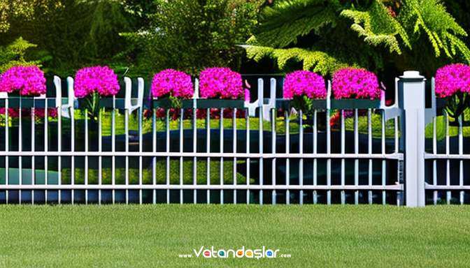 Bahçe Çiti Tasarımında Farklı Alternatifler 7 Alüminyum Çitler