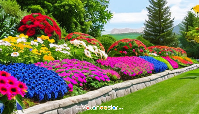 Renkli Çiçek Düzenlemeleri