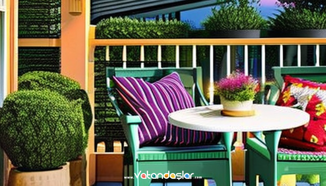 Balkon Dekorasyon Fikirleri ile Dış Mekanı Güzelleştirin