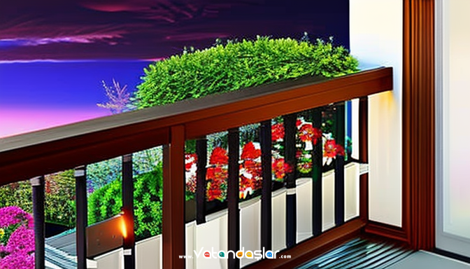 Balkon Süsleme Fikirleri ile Dış Mekanı Güzelleştirin 9 LED Işıklar
