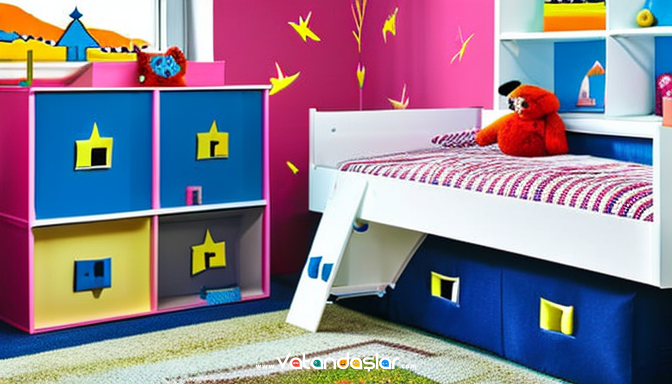 Çocuk Odası Fikirleri ile Miniklerin Dünyasını Güzelleştirin 5 Katlanabilir Yataklar