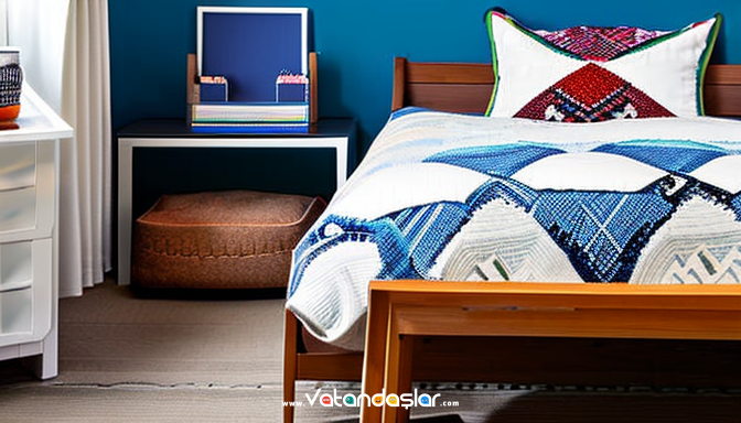 IKEA Genç Odası Fikirleri ile Modern Tasarımlar 11 Tekstil ve Aydınlatma