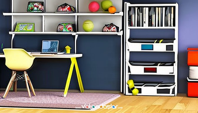 IKEA Genç Odası Fikirleri ile Modern Tasarımlar 7 Depolama Çözümleri